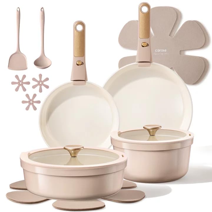 CAROTE 16-Pc Titanium Ceramic Set