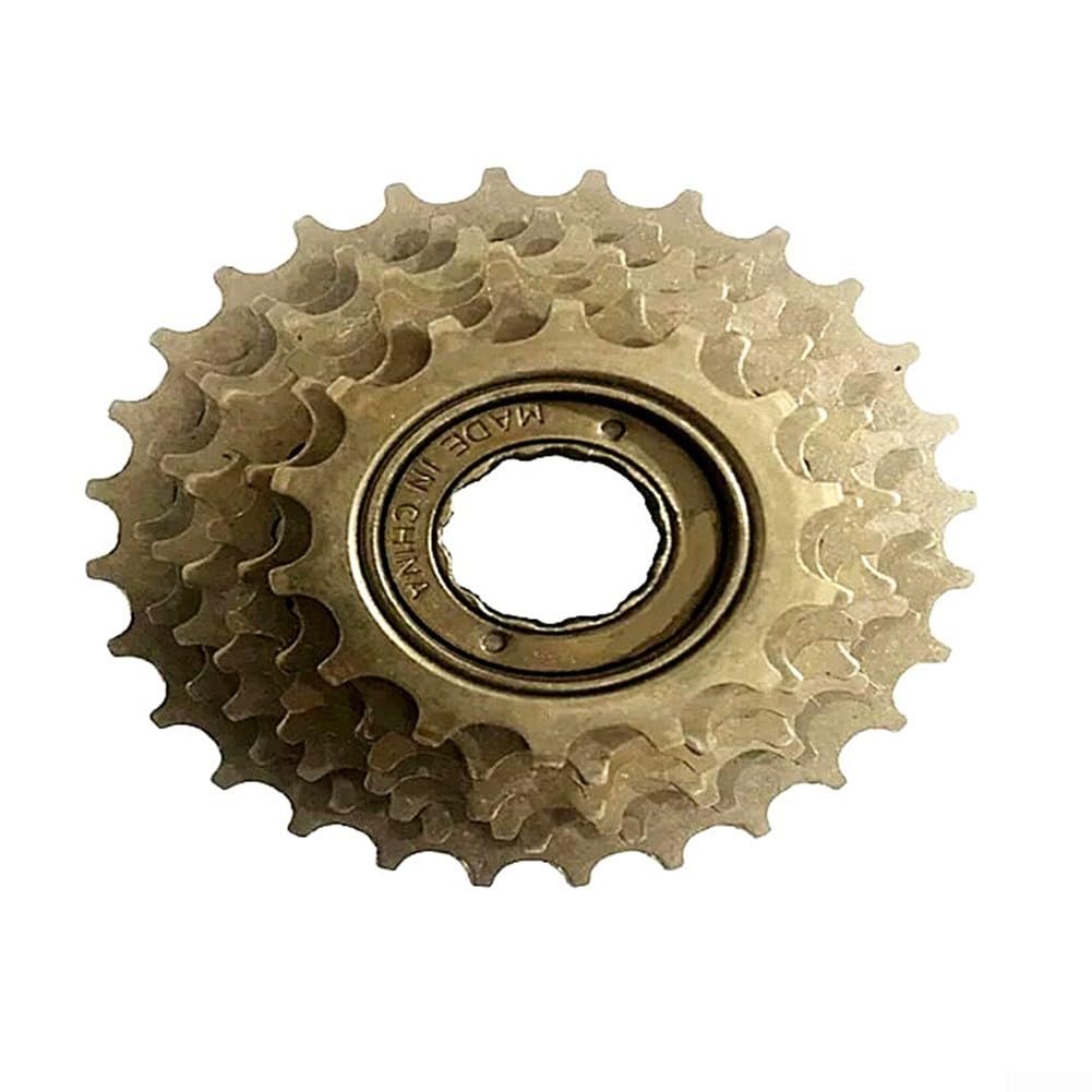 VGEBY1 Ruota Libera Per Mountain Bike 6 Velocità 14T-28T – Pignoni In Metallo Ad Alta Resistenza, Filetto B1.375-24