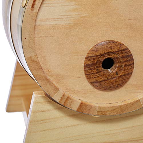 Relaxdays 10027852 houten vat 1,25 l, met bok, tapkraan, voor whiskey, wijn, sterke drank, whiskyvat h x b x d 23 x 16 x… - Image 8