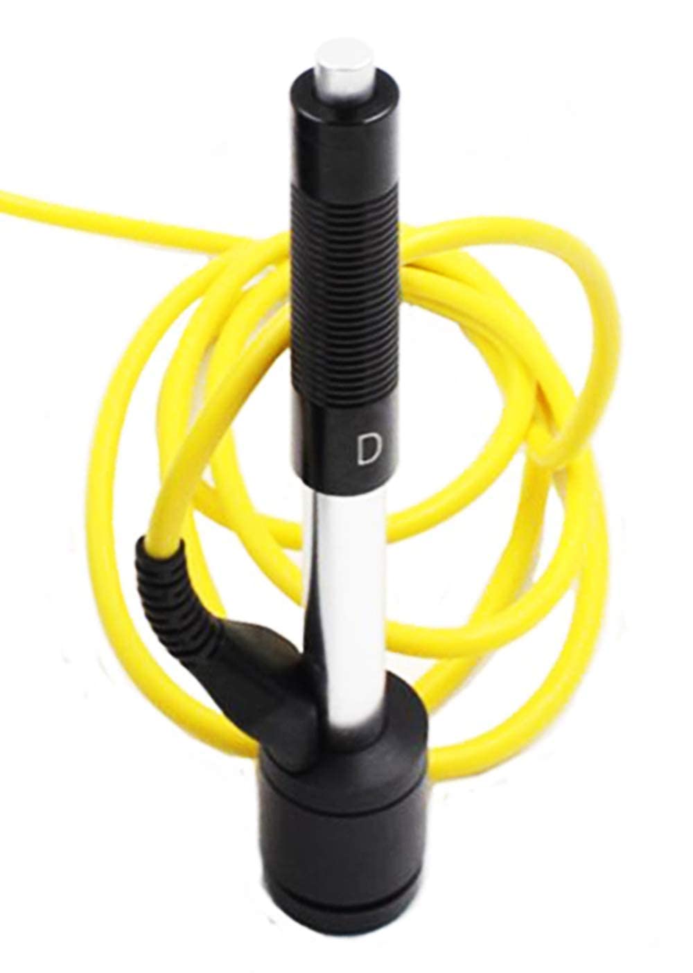 Leeb Hardness Tester Meter 170 to 960 HLD Metals Durometer Tester HL HB HRB HRC HRA HV HS with Standard D Type Impact Device D Test Block for Steel Iron Bronze Copper 10 Materials