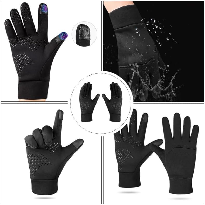 Baluue Touchscreen Winter Gloves for Men Women, Non-Slip Warmth Gloves for Winter Sports Riding Cycling Hiking Driving Touch Screen - Image 8