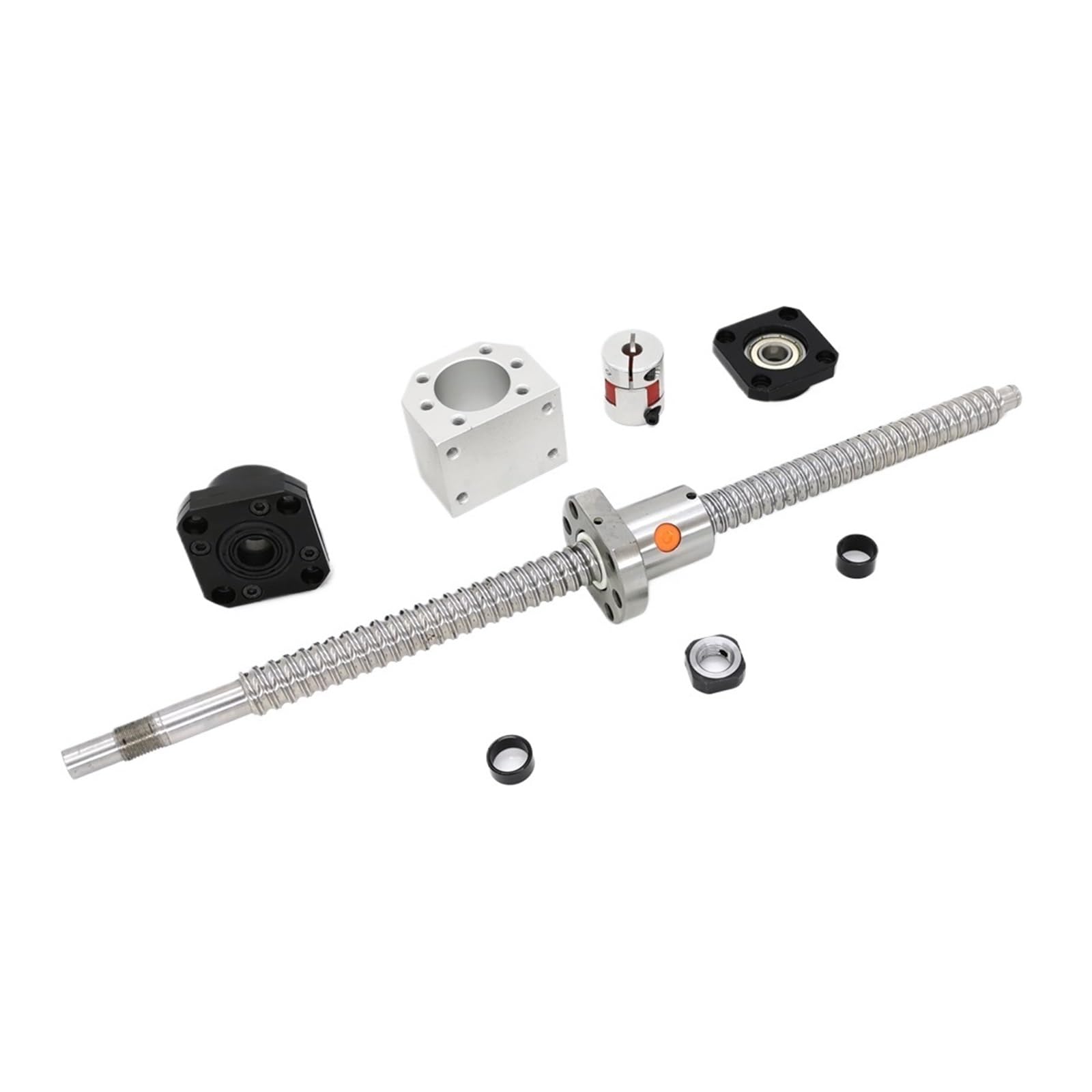 Vis à billes SFU2510 300mm kit écrou support FK20 FF20 accouplement CNC - 7