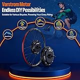 Varstrom 48V 1000W 1500W Electric Bike Conversion Kit 26" 27.5" 28" 29" 700C Front & Rear Wheel Hub Motor Set - Ebike Conversion Kit with Optional Battery Display - Bike Electric Motor Disc Brake - Image 9