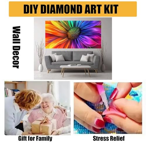 Diamond Painting 5D Full Drill 60x120cm - Kit Cristal Art Fleur