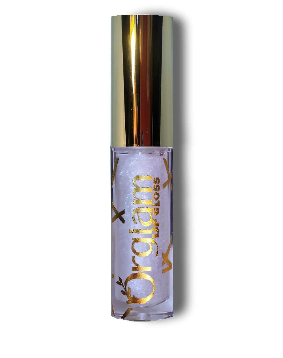 Orglam 3D Transparent Sparkling Lip Gloss-Long Lasting (10x Vitamin E)