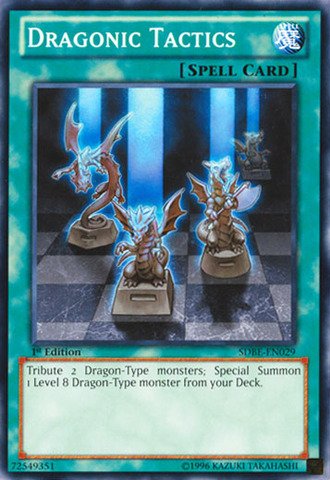 Amazon.com: YU-GI-OH! - Dragonic Tactics (SDBE-EN029) - Structure Deck:  Saga of Blue-Eyes White Dragon - Unlimited Edition