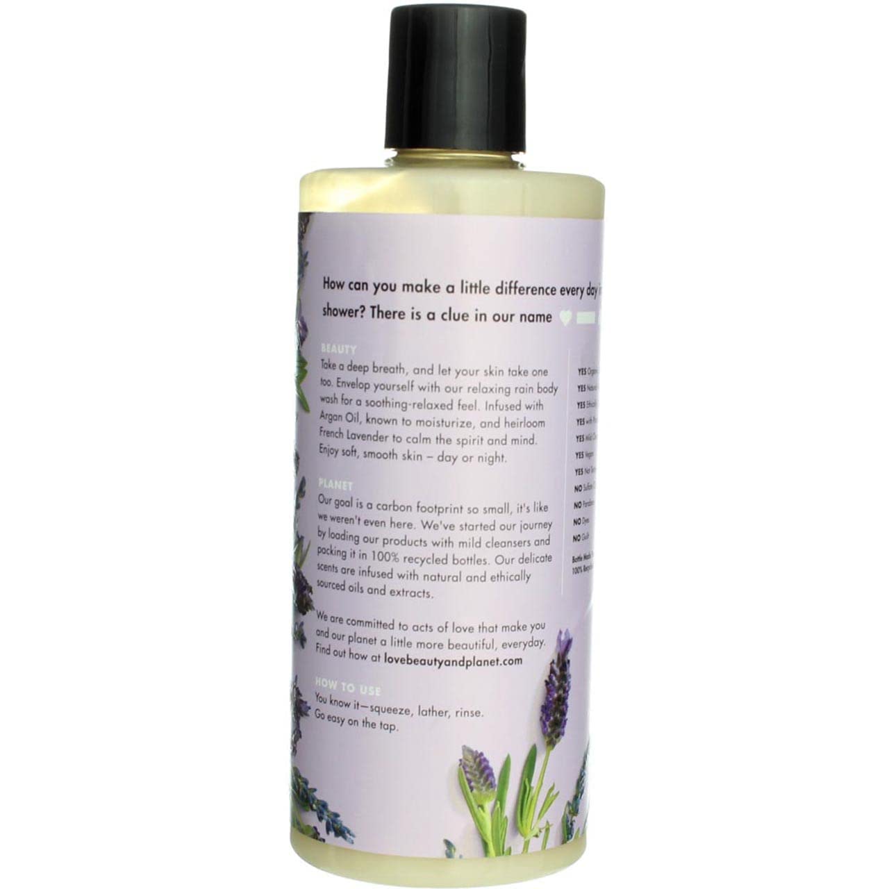 Buy Unilever Love Beauty & Argan Oil & Lavender Body Wash