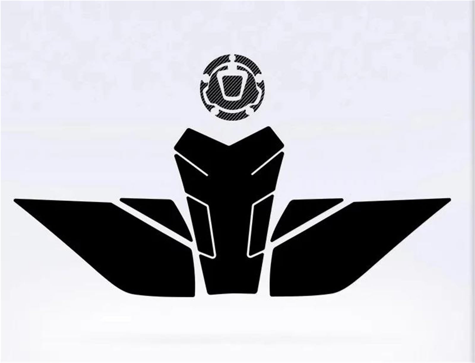 Dtsgcx Color1 For Cfmoto 675Sr-R 2024 Motorcycle Fuel Tank Kit Sticker Protector Traction Pad Decals Frosted(Color1)