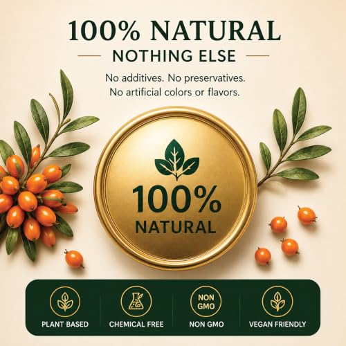 Image of The 5AM Club Sea Buckthorn Berry 100g | Premium Nubra Himalayan Berry