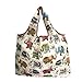 Sac de courses pliable en tissu Oxford de grande capacité avec poignée - Sac cadeau pour vacances, Noël, événement - 9