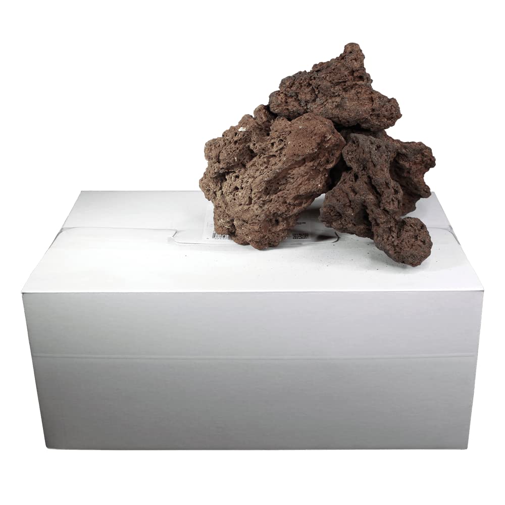 Amazon | 高濾過溶岩 国産中型溶岩石 8~15cm 25個セット 赤系 60cm水槽