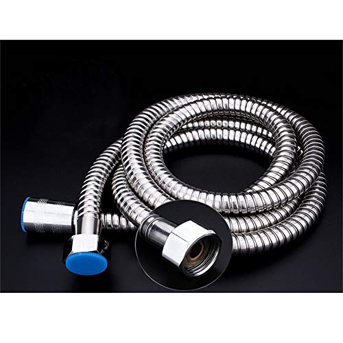 Lutree 118Inch Long Shower Hose Stainless Steel Chrome Handheld Shower Head Hose Extension With Brass Insert And Nut Lightweight And Flexible, 10Ft #TOP4