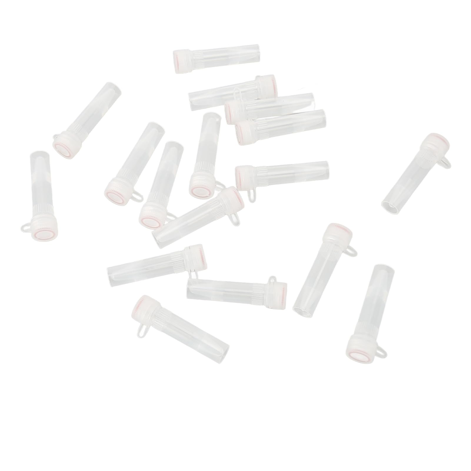 Provette Per Microcentrifuga da 500 Pezzi, Polipropilene Trasparente Professionale, Provette da Centrifuga da 1,5 ML con Tappi a Scatto Per Uso di Laboratorio(flat bottom)