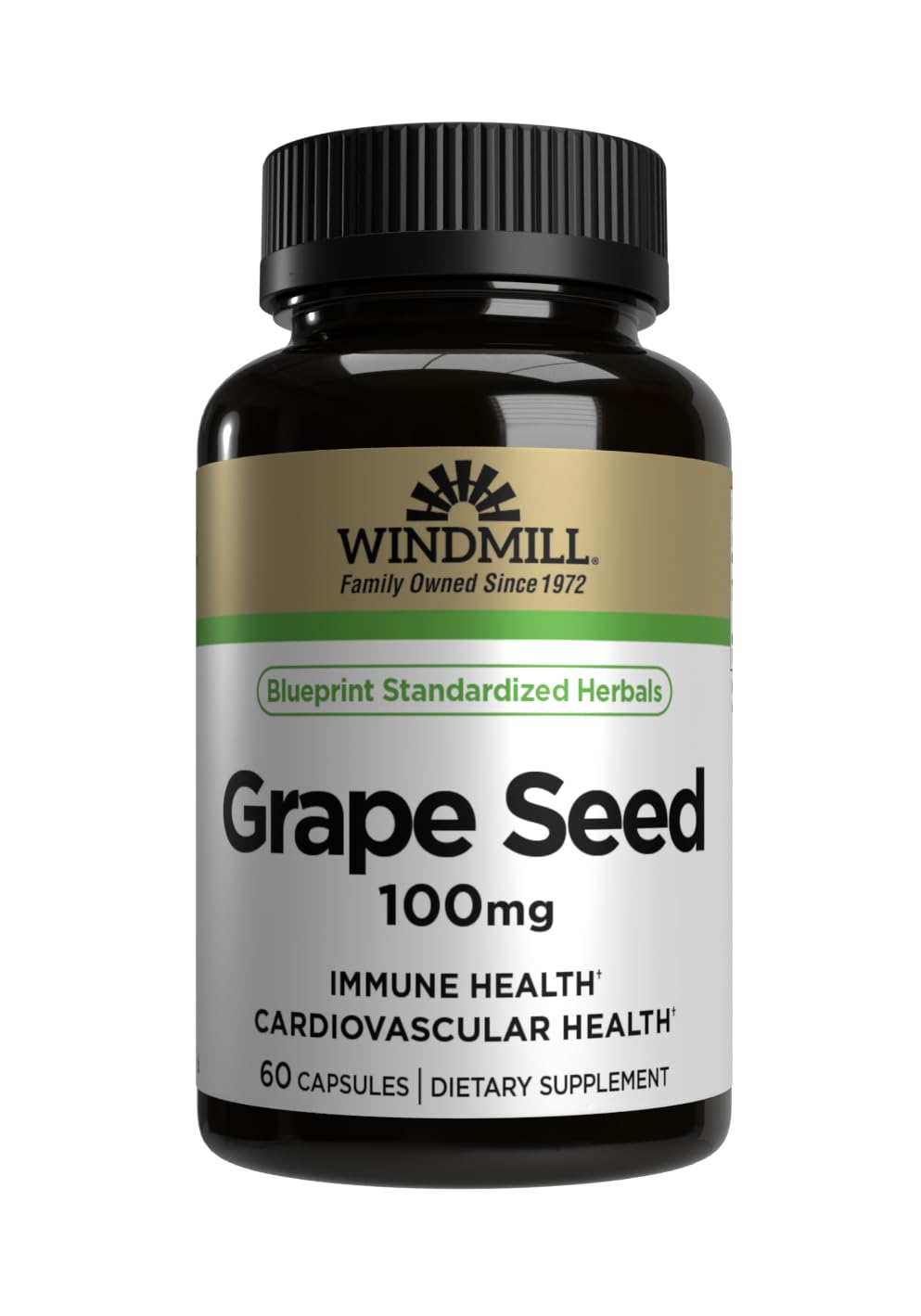 Amazon.com: Windmill Grape Seed Extract 100 Mg Capsules 60 Ea