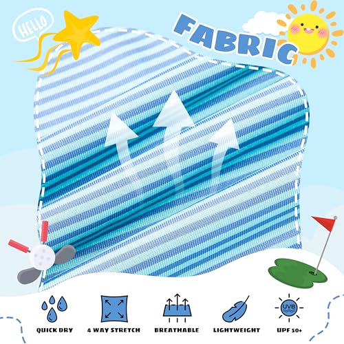 Image of Boys Polo Shirts Short Sleeve Striped Performance Moisture Wicking Dry Fit Golf Shirts for Boys Youth Kids