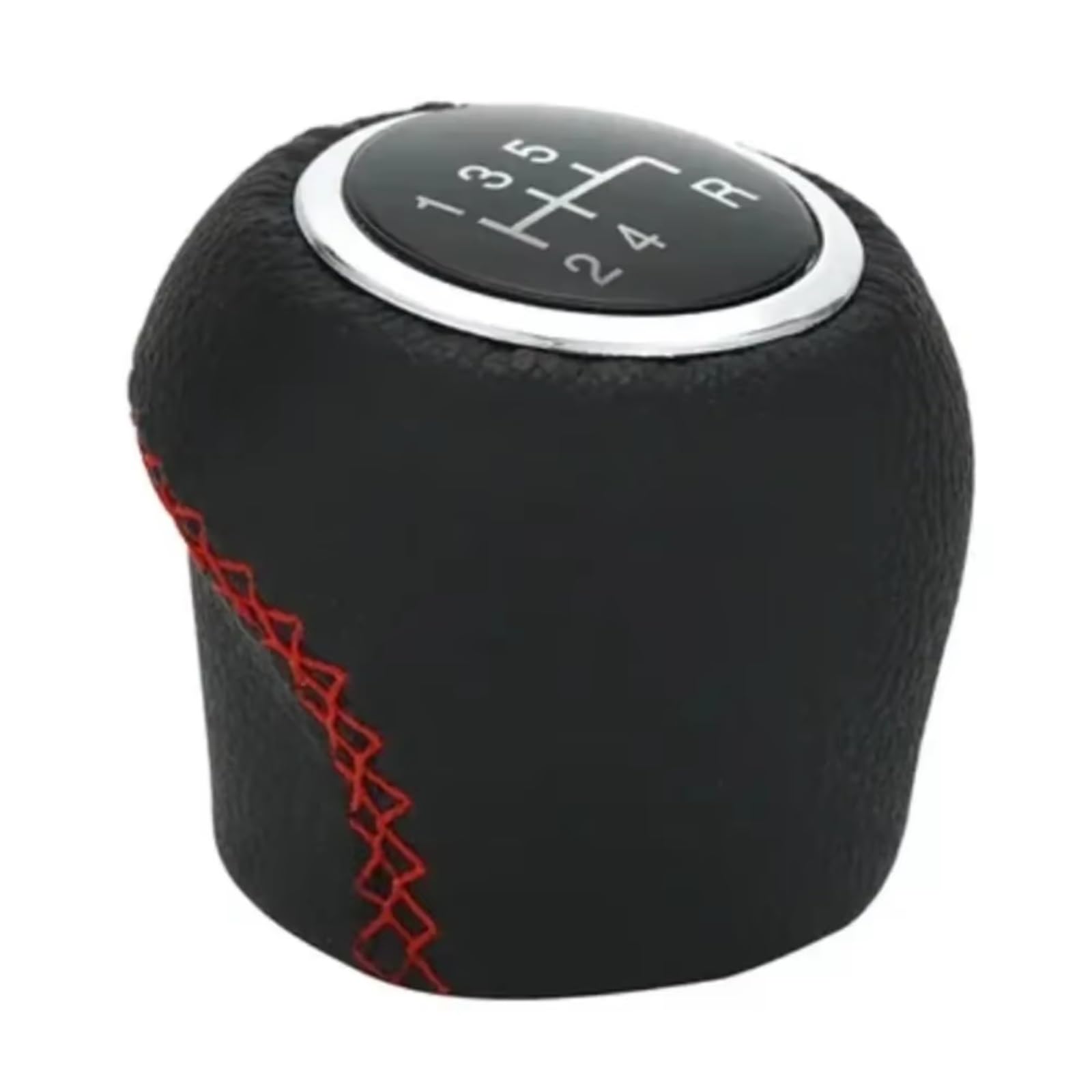 Qaliydfd Red Auto Gear Lever Compatible With Fiat For Grande For Punto 2006-2012 For Fiat For Linea 2007-2015 5 For Speed Car Gear Shift Knob Car Interior
