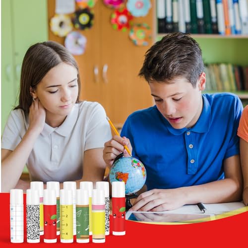 Image of 24 Pack Back to School Lip Balm | Pencil, Crayon, Apple and Notebook Designs,First Day of School Gifts Student Favors and Teacher Appreciation Presents