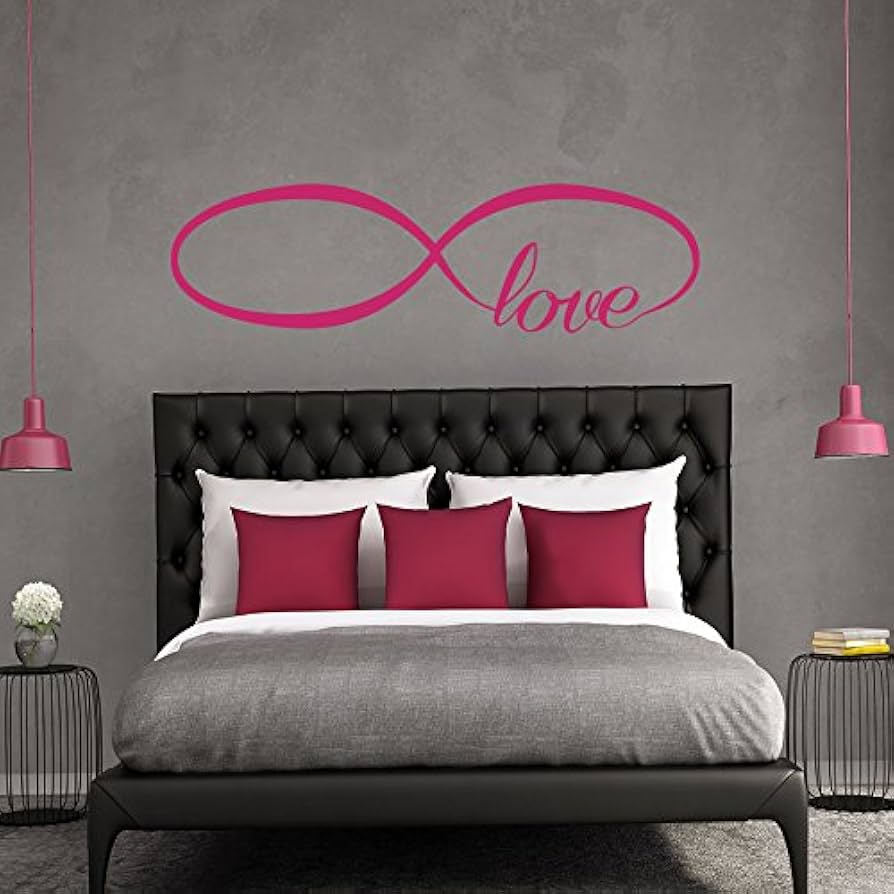 Amazon.com: Wall Decal Quote Love Infinity Infinitude Symbol