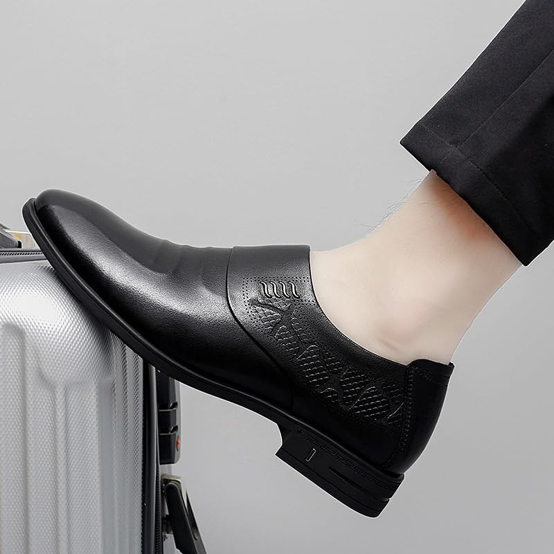 Classic Men's Dress Shoes, Pointed Toe Height Increase Formal Business Casual Shoes, Comfortable Wedding Shoes for Men2