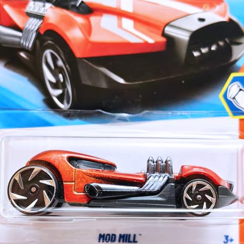 Image of Hot Wheels 1:64 Mod Mill Muscle Mania Ages 3 and Up 218 /250 (Orange)