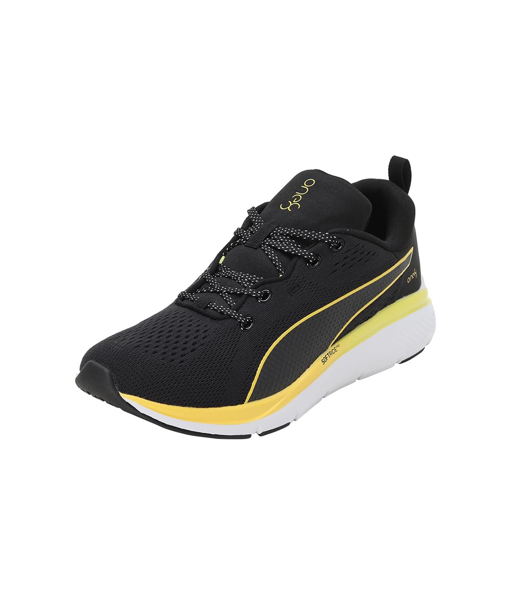 Puma Unisex-Adult Softride Pro Echo One8 Black-Yellow Blaze Running Shoe - 10 UK (37987201) (B0CBQ136G8) Amazon Price History, Amazon Price Tracker