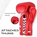 Ring Pro Aura 100 Full-Grain Leather Lace Up Boxing Gloves for Men and Women Training Sparring Muay Thai Kickboxing Heavy Punching Bag and MMA Gloves