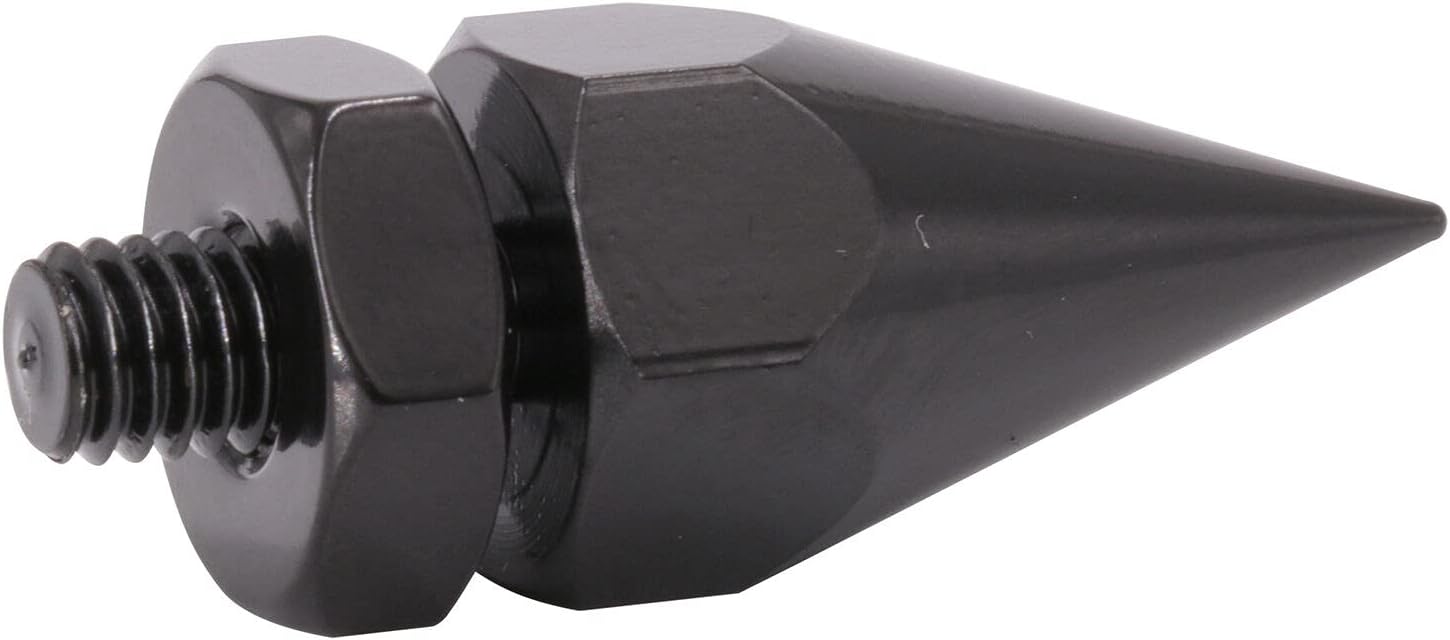 Black M6 Iron Speaker Isolation Spike AMP Studio Monitor Stand Feet Cone 40MM HiFi DIY : Electronics