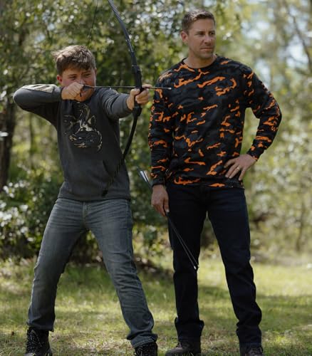 Image of Legendary Whitetails Kids' Pullover Hoodie Camo Sweatshirt Comfy V-neck Design