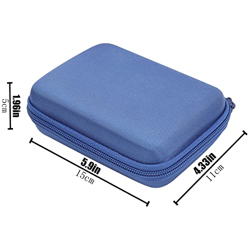 Image of Aenllosi Hard Case for Samsung T9 /T7 Touch /T7 Shield SSD, Blue | Hard shell construction, Water-resistant design, Impact-resistant design, Custom-fit interior