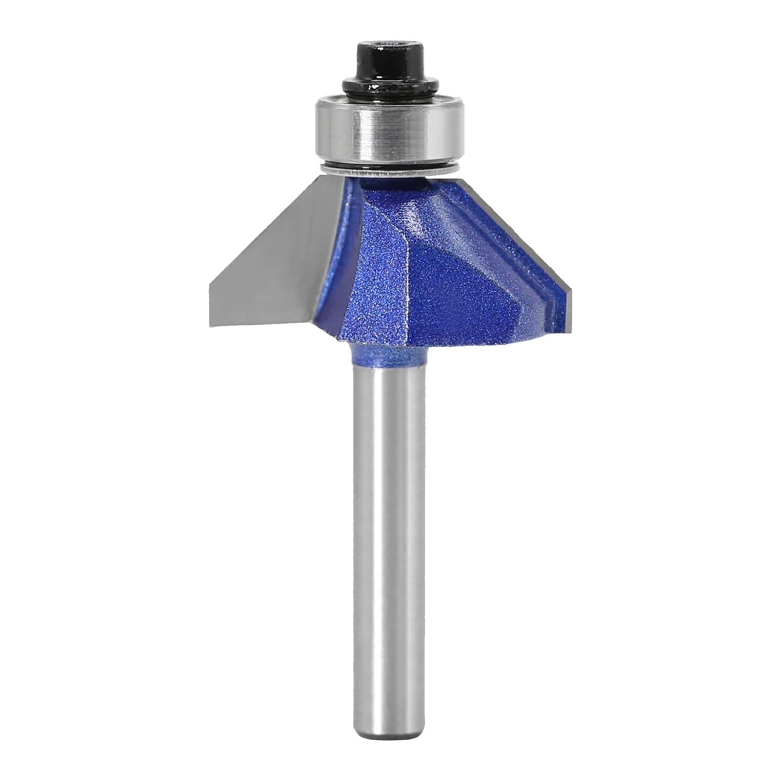 Epaknhgd 6X31 1/4Pcs 6Mm Shank 45 Degree Chamfer Router Bit The Edge Forming Bevel Woodworking Milling Cutter For Wood Bits(6X31)