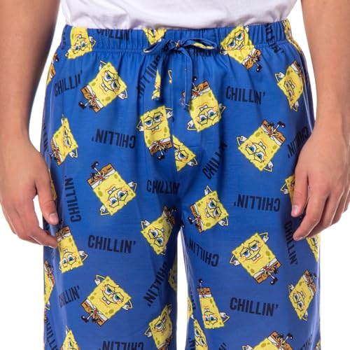 Spongebob Squarepants Pajamas Men's Chillin Lounge PJ Sleep Shorts3