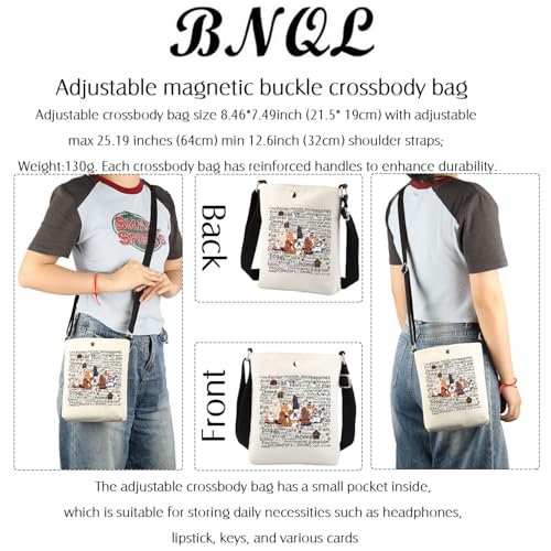 BNQL Animal Rescuer Crossbody Bag Animal Rescuer Gifts Pet Owner Gifts Veterinarian Gifts Rescue Appreciation Gifts Sling Bag4