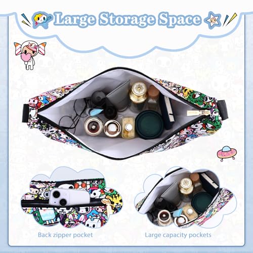 Tokidoki Unicorno Nylon Crossbody Bag Cartoon Shoulder Bag for Women Phone Bag Purse Wallet Credit Card Gift for Women Girls3