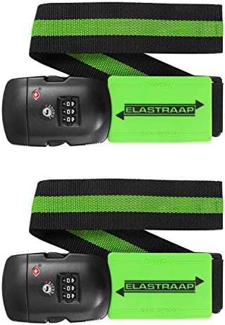 ProudGuy Luggage Strap ELASTRAAP Superior Strength Non-Slip with TSA Combination Lock