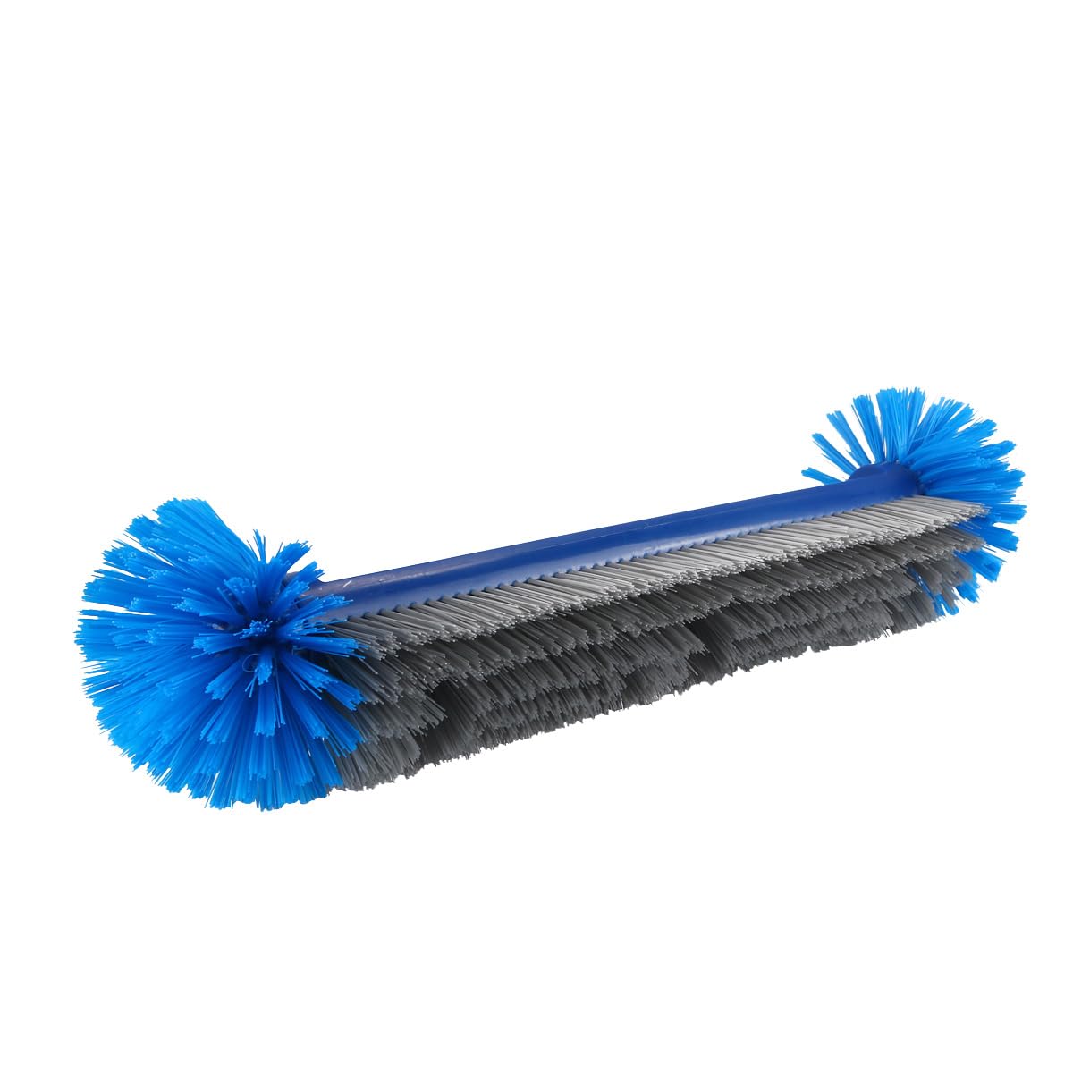 Alnicov Spazzola per Piscina con estremità arrotondate, 44 cm/17,3", Testa Posteriore in Alluminio Resistente per la Pulizia di pareti, Piastrelle, Pavimenti e Angoli.
