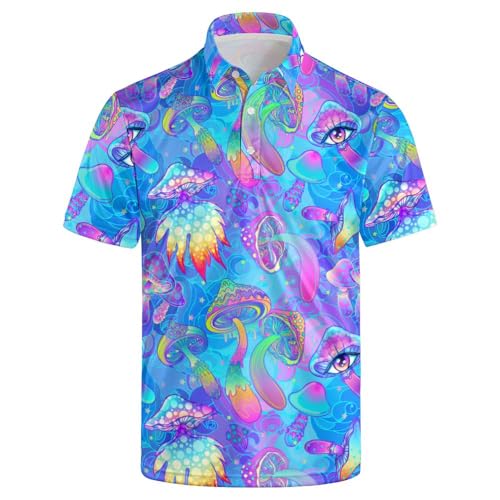 Mens Golf Shirt Short Sleeve Casual and Comfortable Performance Clothes for Everyday Wear