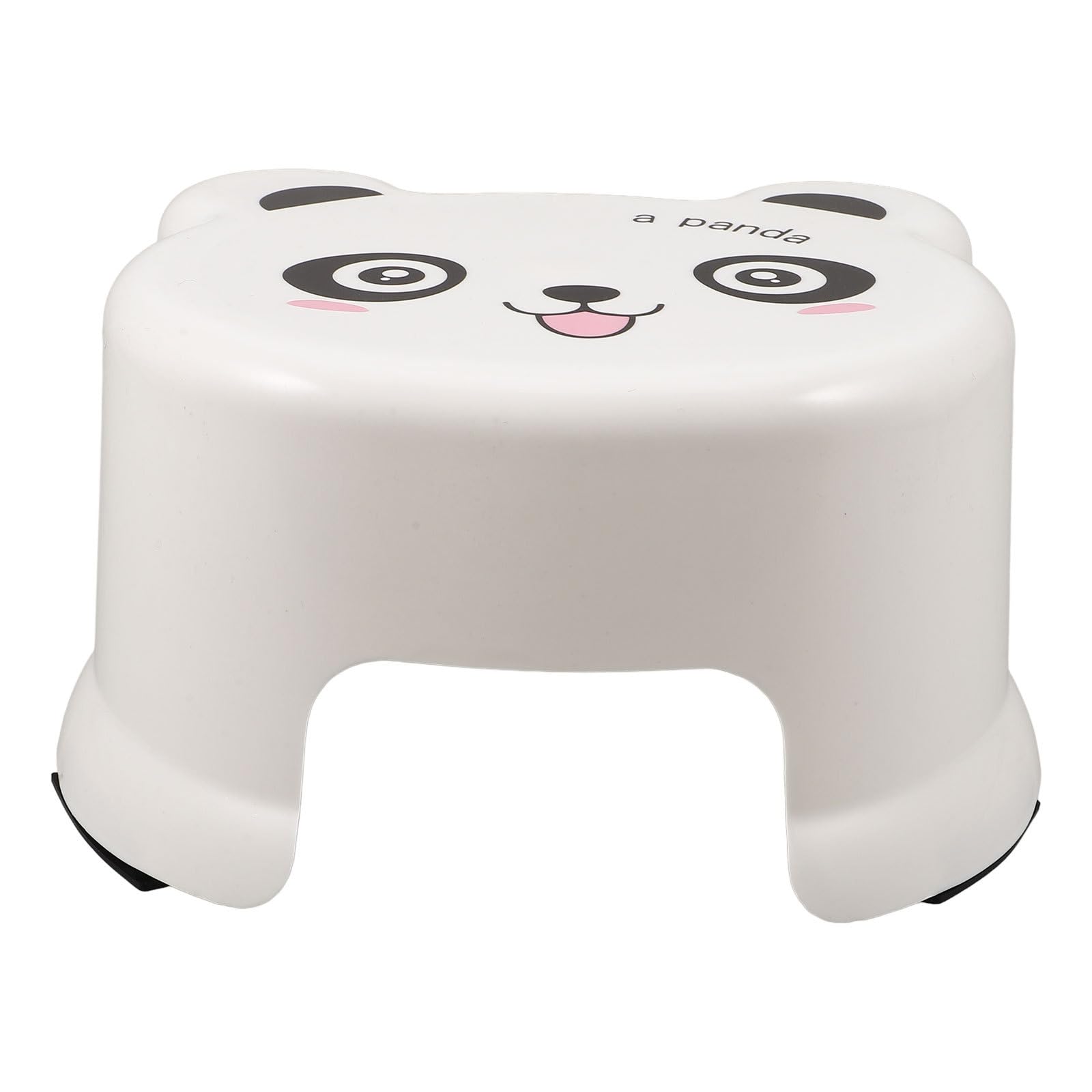 Cute Kids Step Stool for Toilet with Antislip Base, Plastic Cartoon