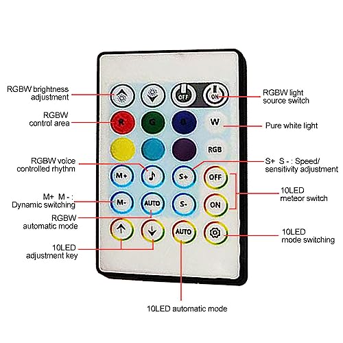 Image of Meteor Twinkle 750 pcs 6.5ft Starlight Headliner Light,16W LED Star Ceiling Fiber Optic Light Kit APP /Remote Control for Car /Home /Party