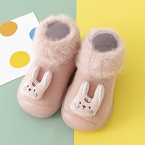 Infant Cute Cartoon Socks Shoes Boys Girls First Walking Shoes Cute Cartoon Thickened Warm Shoes Baby Sock Shoes3