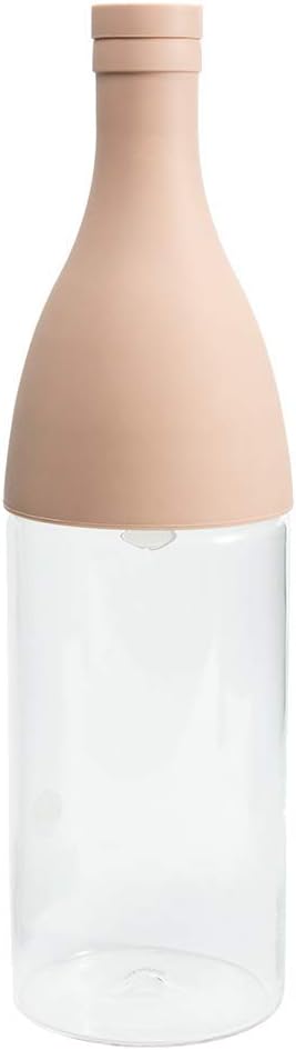 Hario Cold Brew Tea Bottle"Aisne", 800ml, Smoky Pink