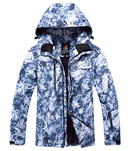 Mitef Outdoor Sport Ski Snowboard Jacke Cool Winddicht für Damen Blau L Cover