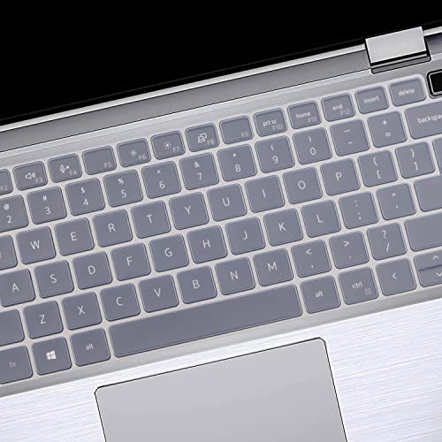 Image of Keyboard Cover for Dell Latitude 14 inch 7410 7420 7430 7440 7450, Latitude 5440 5430 5431 5420 3440 14 inch, Latitude 7520 15.6 inch Dell Latitude 9000 9510 9520 9420 9430 Keyboard Protective Cover-Clear