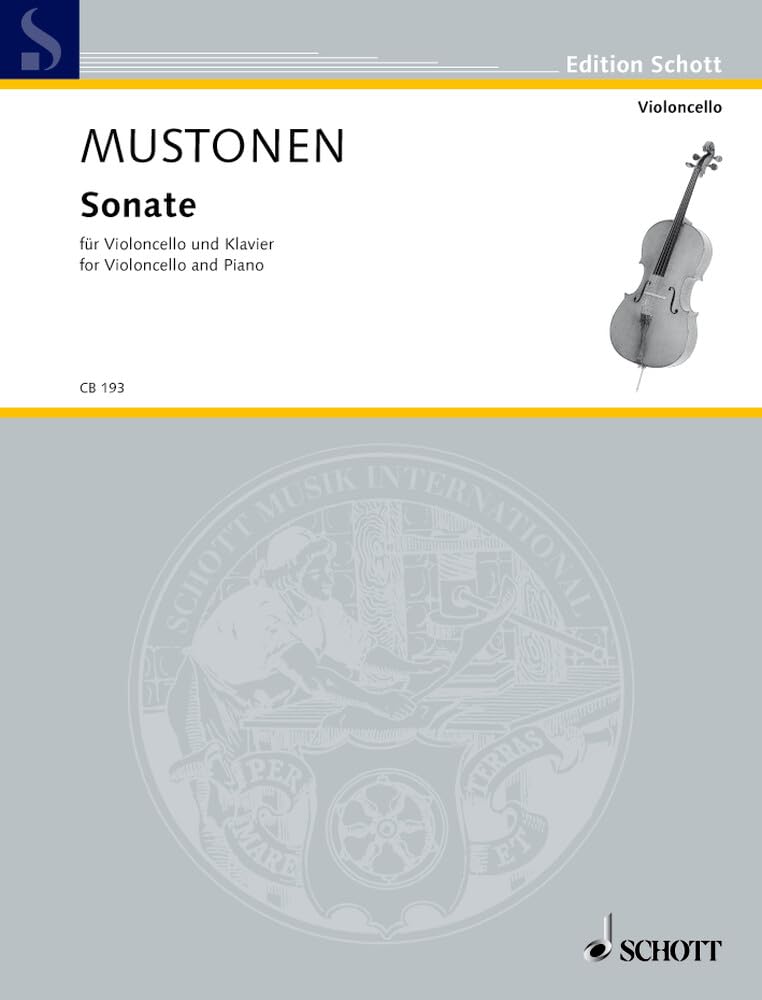 Sonate pour violoncelle et piano partition haut de gamme de 2006