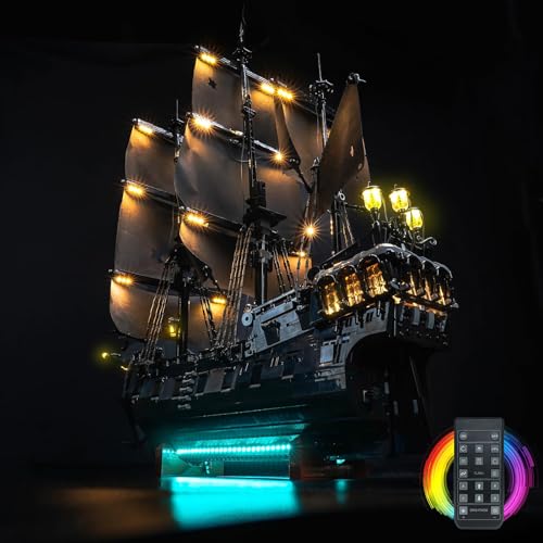 Kit d'Éclairage LED pour Lego 10365 Captain Jack Sparrow's Pirate Ship – Lumières Personnalisées à Monter, Compatible avec ce Modèle (Modèle Non...