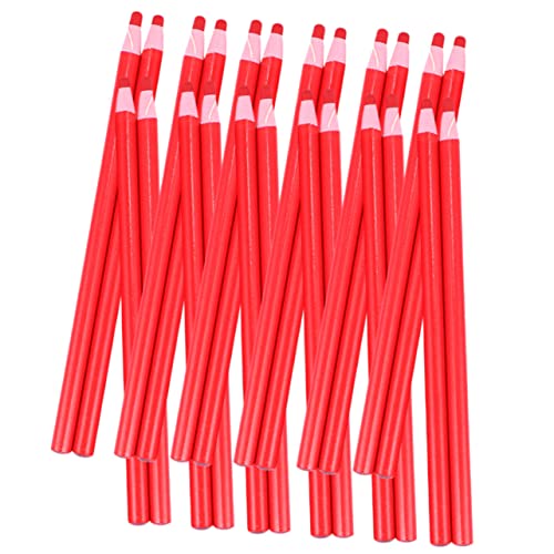 SEWACC 24pcs Wax Markers Assorted Colors Drawing Pencil Box Non-cut Grease Pencil Set Peel-off Fabric Markers