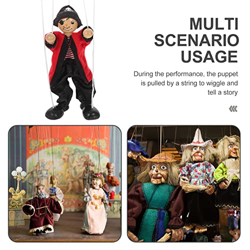 SAFIGLE Marionete Boneco De Mão Pirata Decoração Fantoche Pirata Fantoches De Fingir Brincar De Bone