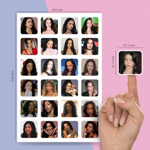 Image of katseye Small Round Corner Stickers Set of 4 Sheets (96 Stickers)