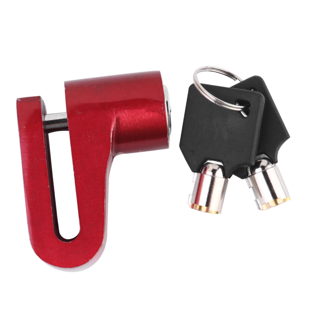 Toddmomy 1Pc Motorcycle Lock Theft Disc Brake Lock for Scooter Motorbike Red Compact Convenient Design for Easy Carrying