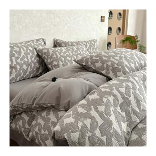 Housse de couette jacquard en coton double de qualité - 2