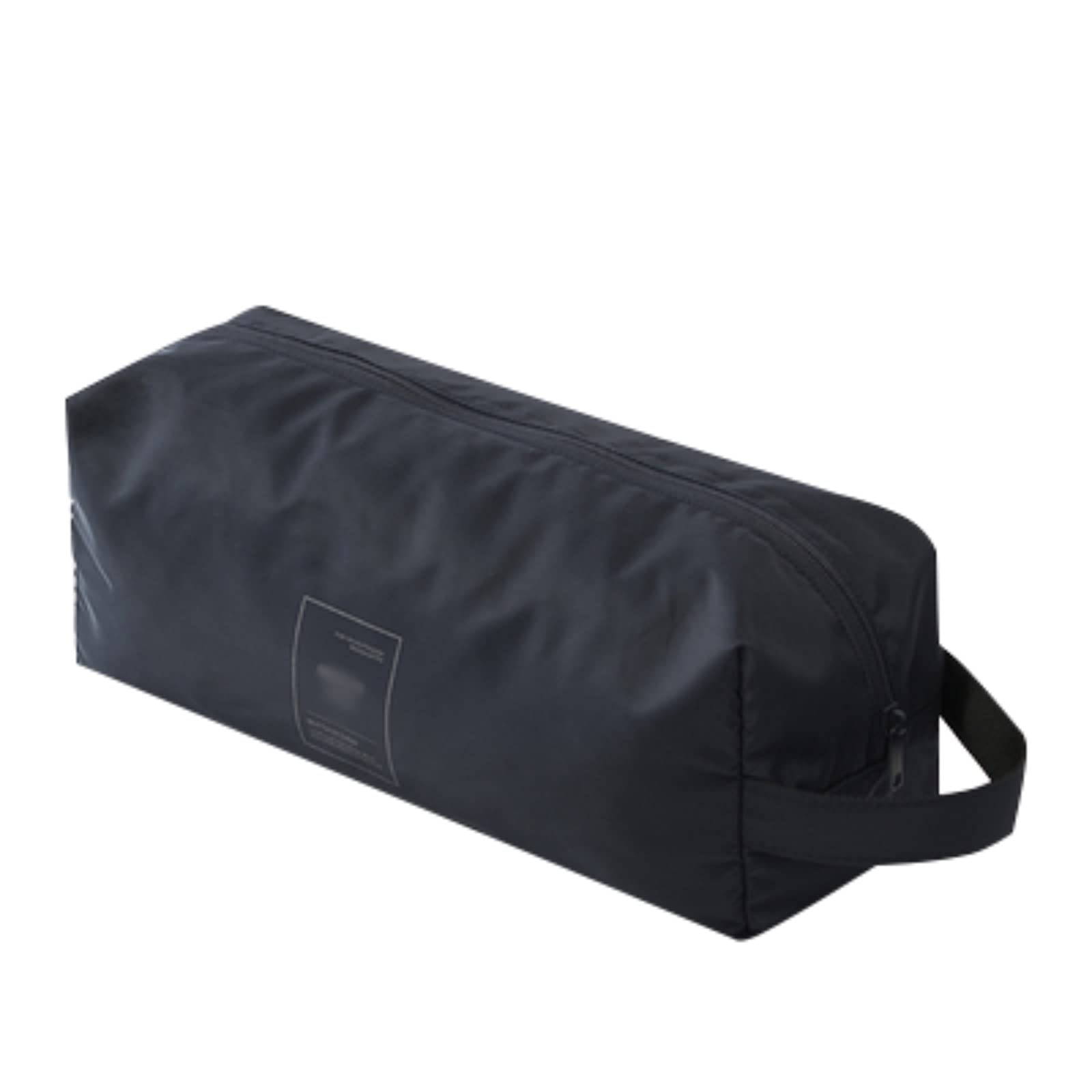 Sac de rangement pour chaussures de voyage imperméable et pliable noir